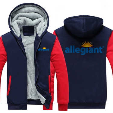 ALLEGIANT AIRLINES JACKETS FLEECE SWEATSHIRT